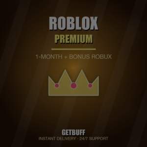 1-Month Premium + 2,200 Robux