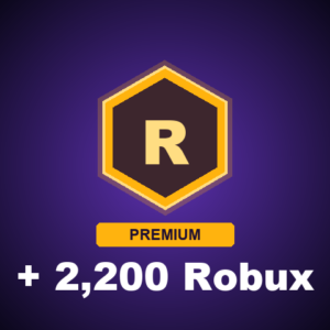 1-Month Premium + 2,200 Robux
