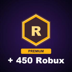 1-Month Premium + 450 Robux