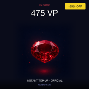 475 VP - Valorant Top-Up