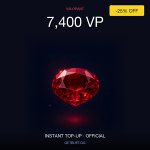 7,400 VP - Valorant Top-Up